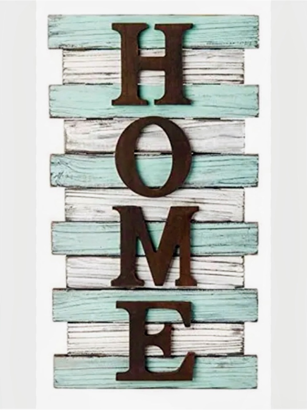 Rustic Wooden HOME Wall Decor Sign
